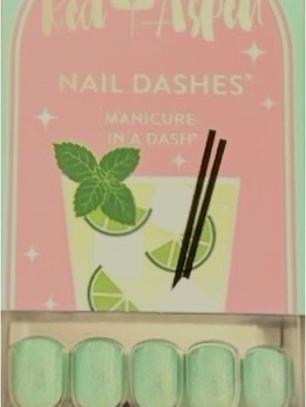 Nail Dashes Mint Press-On Nails - Mint Green